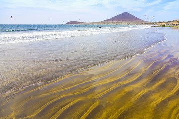 Sand Beach on Tenerife Island