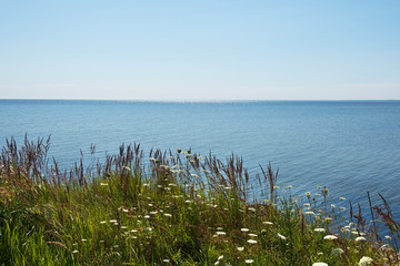 Fototapeta na wymiar Summer time at Baltic sea.