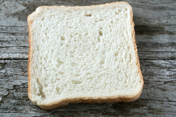 Slice of bread.