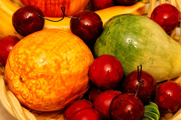 Frutta finta decorazione