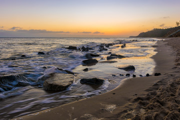 Sonnenaufgang an der Steilk&uuml;ste auf Insel Usedom