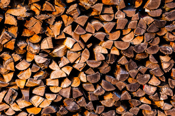 Pile of logs texture