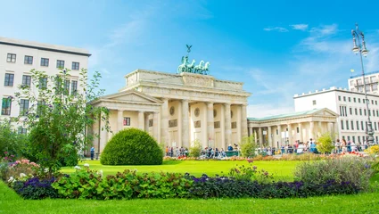 Foto op Canvas Porte de Brandebourg, Brandenburg Gate, Brandenburger Tor, Berlin, Germany © Alexi Tauzin