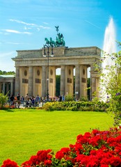 Porte de Brandebourg, Brandenburg Gate, Brandenburger Tor, Berlin, Germany