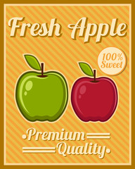 Obraz premium Apple Poster