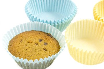 Muffinförmchen mit Muffin