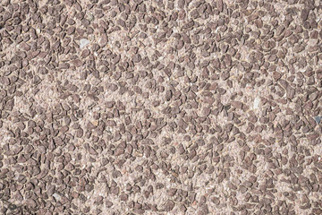 gravel on the street park.