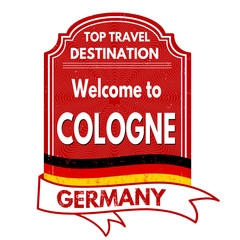 Welcome to Cologne stamp