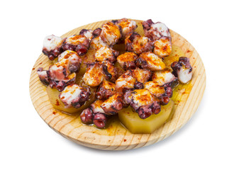 Ración de pulpo a feira,Galicia