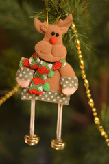 Новогоднее украшение на елке