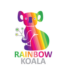 Rainbow Koala. 