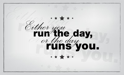 Minimalist motivational poster