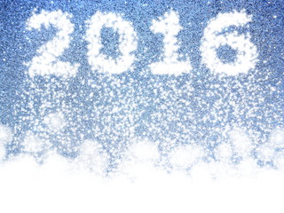 Shiny 2016 New Year numbers background, Perfect for Holiday Greeting Cards