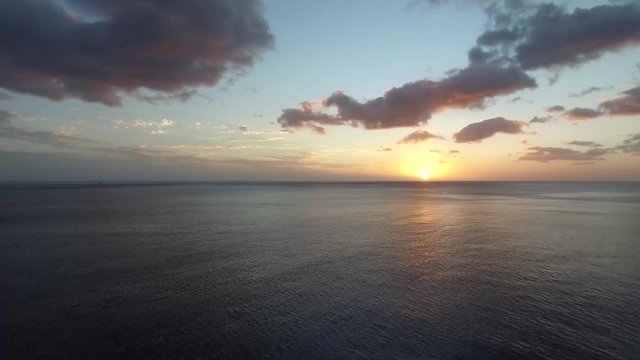 karibischer Sonnenuntergang, Timelaps, 1:8