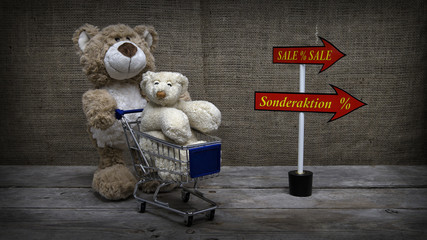 Teddy geht Shoppen