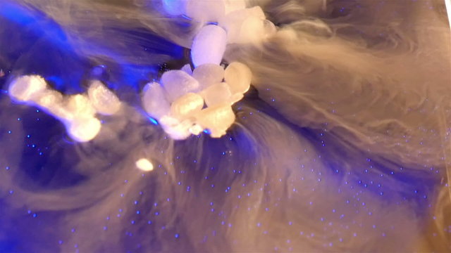 A carbon dioxide smoke coming out. Carbon dioxide is a colorless odorless gas vital to life on Earth. 