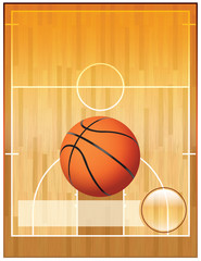 Vector Basketball League Flyer