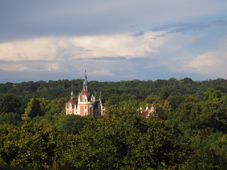 Fürst Pückler Schloss Muskau in Sachsen