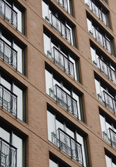 Modern walls in Gaslamp quarter