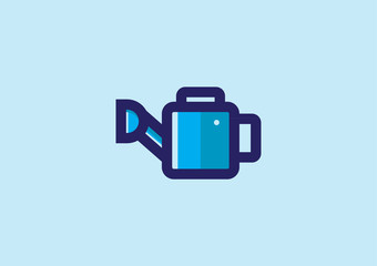 Watering Can Icon Logo