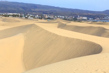 Maspalomas dunes in Gran Canaria