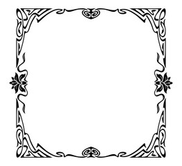 Art nouveau picture frame