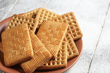 Plate with cookies