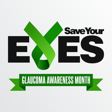 Glaucoma Awareness Vector Template