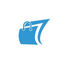 Shopping logo icon Vector