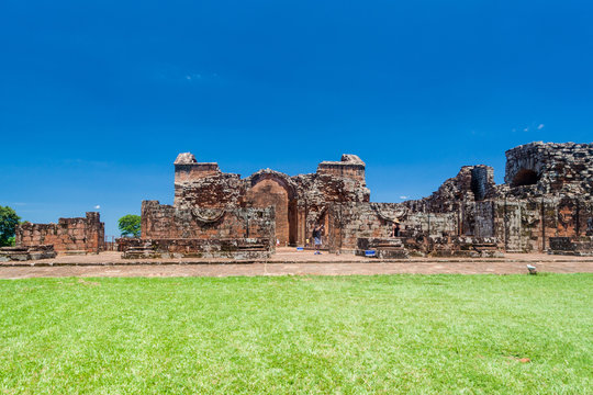 Jesuit mission ruins in Trinidad, Paraguay
