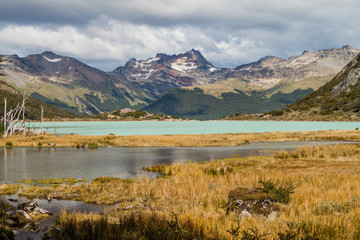 Lakes in Tierra del Fuego, Argentina