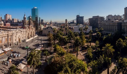 Fototapeta premium Plaza de las Armas square in Santiago, Chile