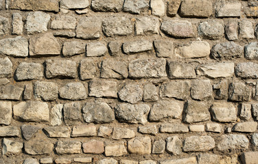 Stone Rock Wall / Texture of old rock wall for background