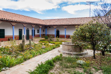 Fototapeta premium Cloister of the Convento de Santa Teresa monastery, Potosi, Bolivia