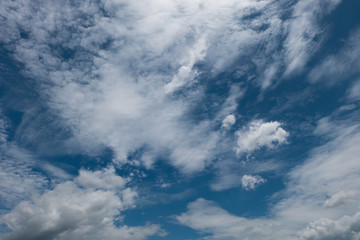clouds and blue sky weather background