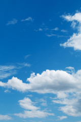 Fototapeta na wymiar clouds and blue sky weather background