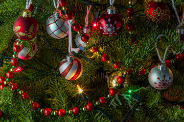 Christmas tree ball and other decorations