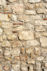 Stone Rock Wall / Texture of old rock wall for background