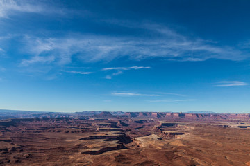 Fototapeta na wymiar Utah-Canyonlands National Park-Island in the Sky District-View From Grandview Trail