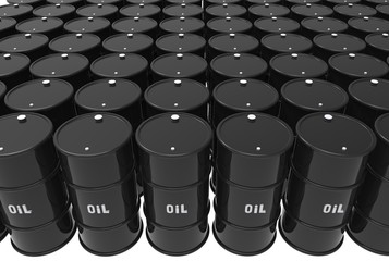 Group of barrels of oil