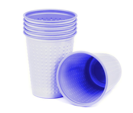 Purple Plastic Cups