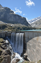 Gloriettes dam in the French Pyrenees