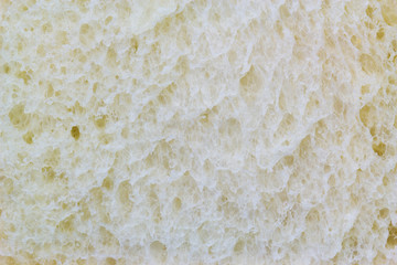 Food background, sliced white bread closeup texture