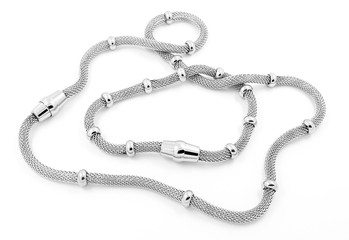 Set of necklace and bracelet