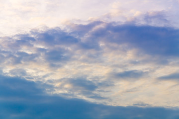 Beautiful of blue sky with cloud