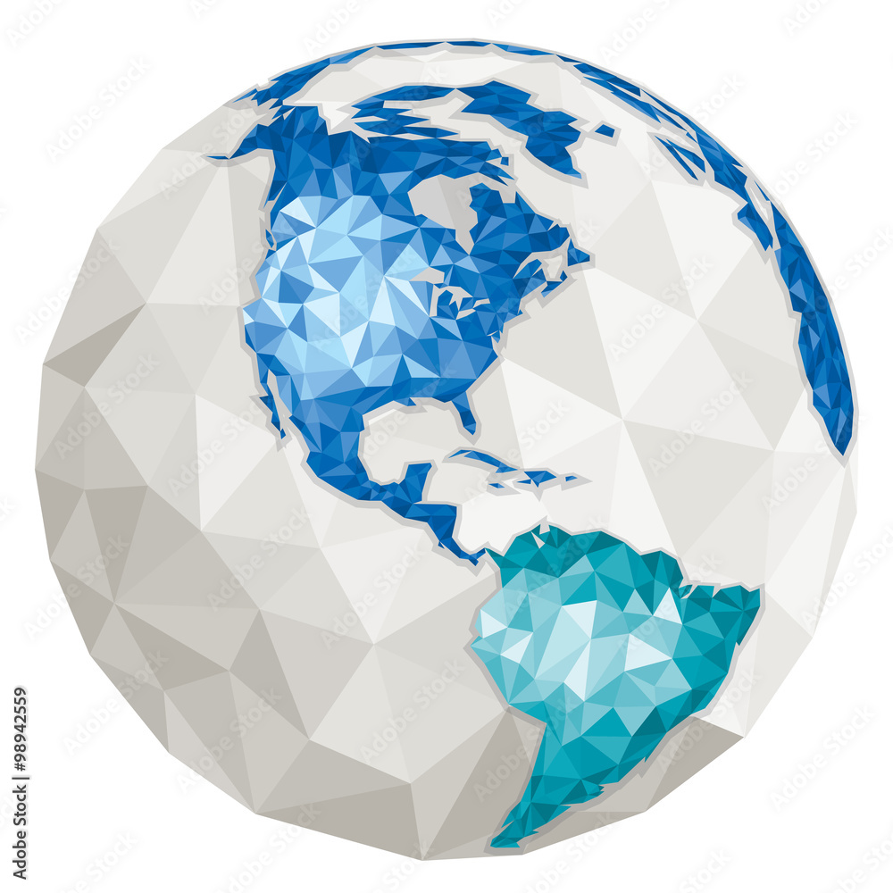 Fototapete earth - modern elements of info graphics the map drawing is not on proportion and details