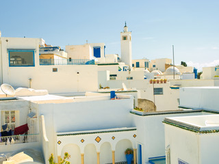 Sidi Bou Said skyline, Tunisia