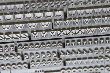 old vintage letters from vintage press