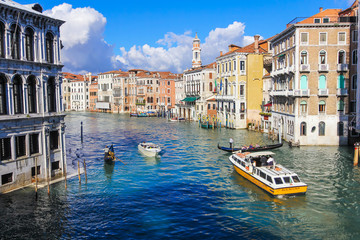 Grand Canal with view from bridge  in Venice Italy.JPG