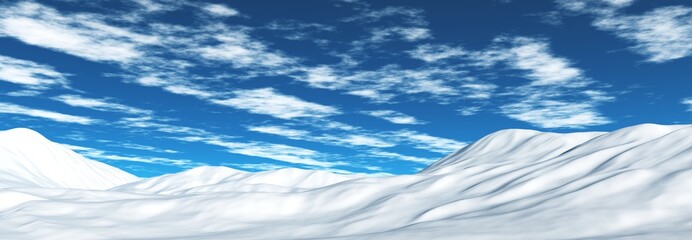 Skigebiet Panorama  - Wolken